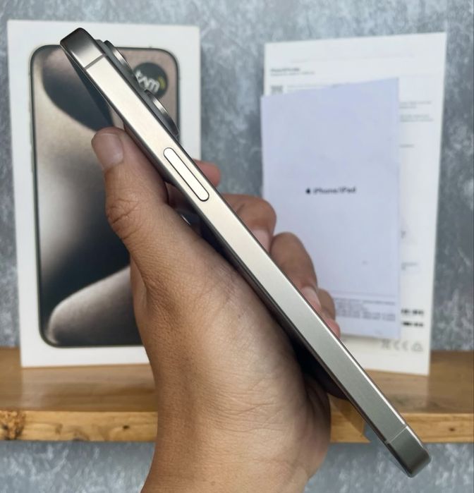 iPhone 15 Pro Max 256GB Natural Titanium-Fullbox-Neverlock|-Impecabil