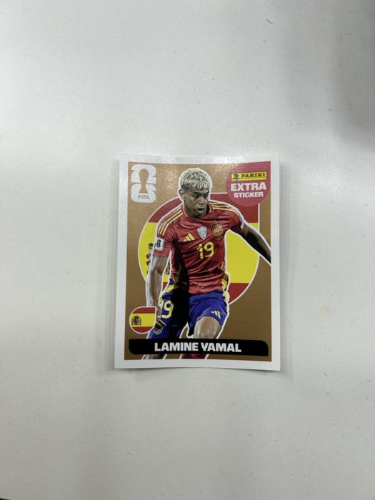 Lamine Yamal extra sticker bronze