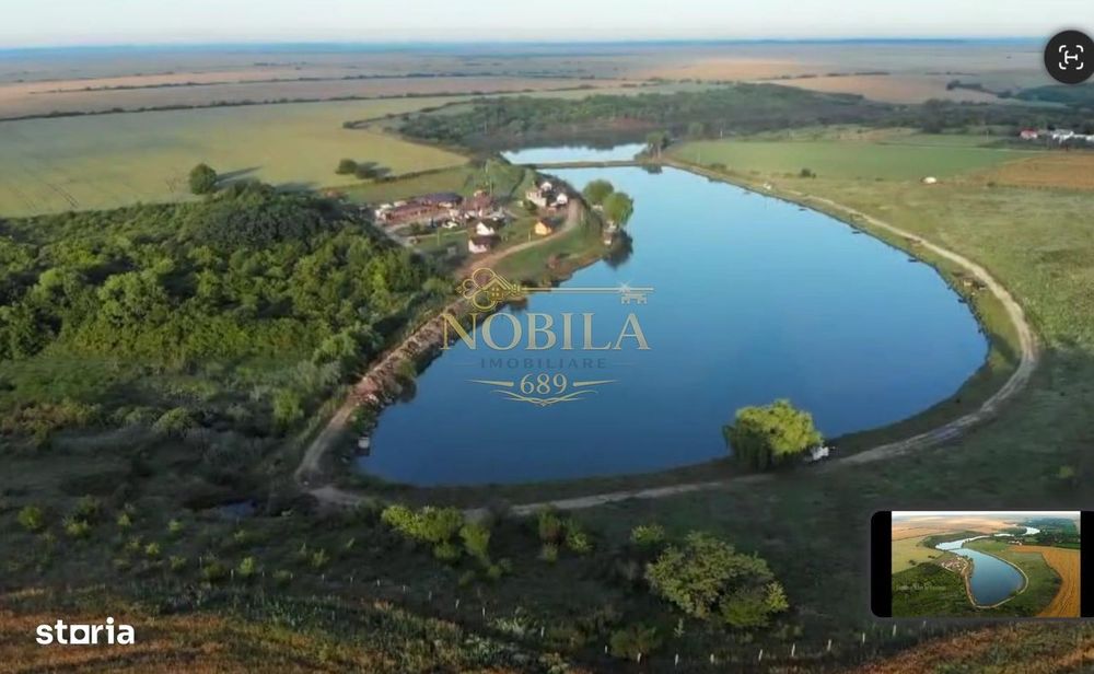 Domeniu,13 Ha Teren(7,7 Ha Luciu De Apa,3 Balti ,Cabane,Ponton,Camping
