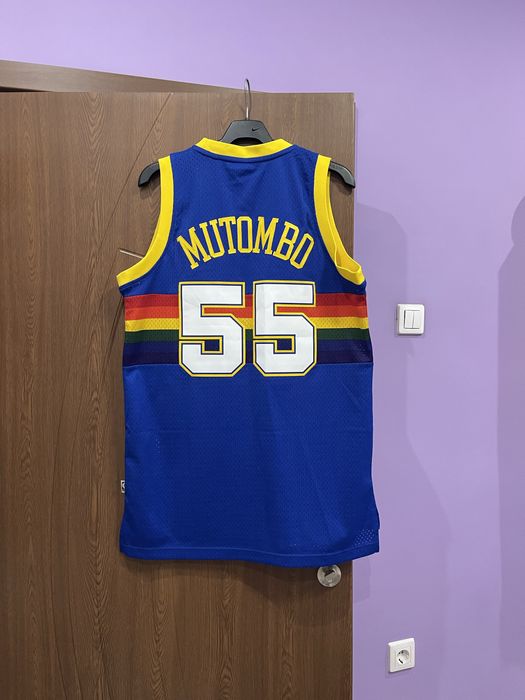 Баскетболен Потник Adidas NBA Denver Nuggets Mutombo Jersey Swingman