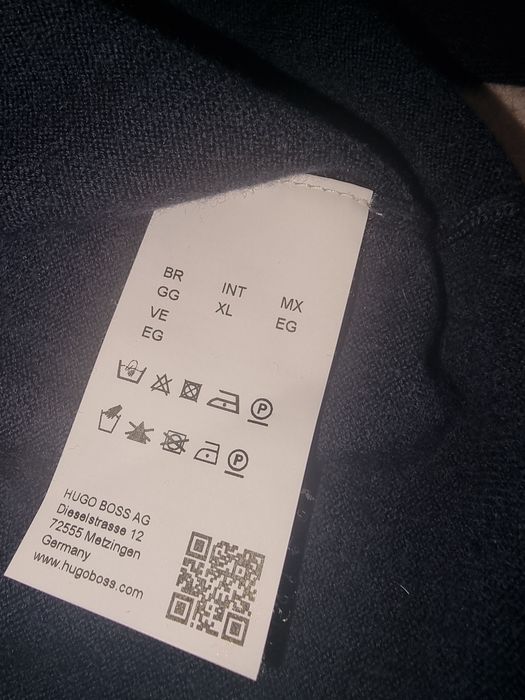 Pulover din merinos superfin Hugo Boss