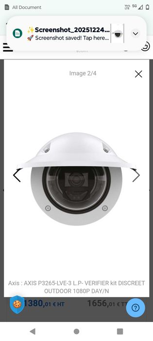 Axis camerа  и DVR Axis