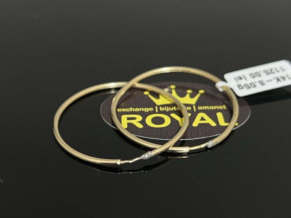 Bijuteria Royal CB : Cercei dama aur 14k 3,05gr