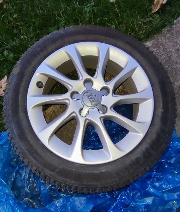 Комплект 16” алуминиеви джанти Audi + зимни гуми 205/55 R16