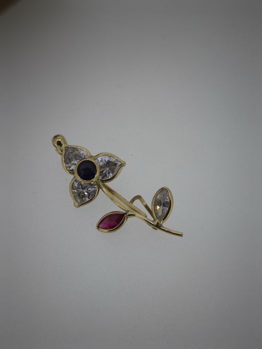Broșă aur 18k 1.84gr (r)