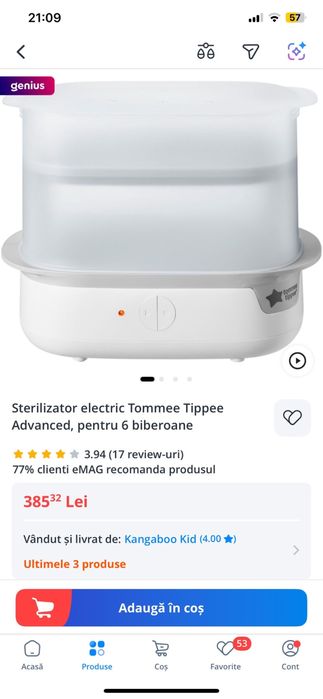 Sterilizator Tommee Tippee