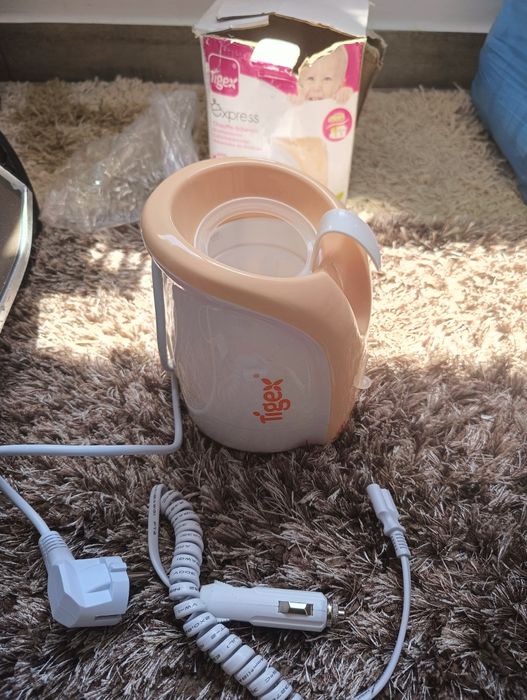 Încălzitor biberoane cu adaptor pentru mașină