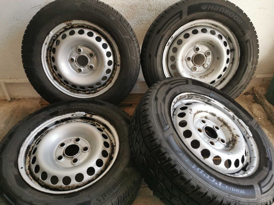 Jante tabla Vw T5 / T6 / Transporter cu anvelope de iarna