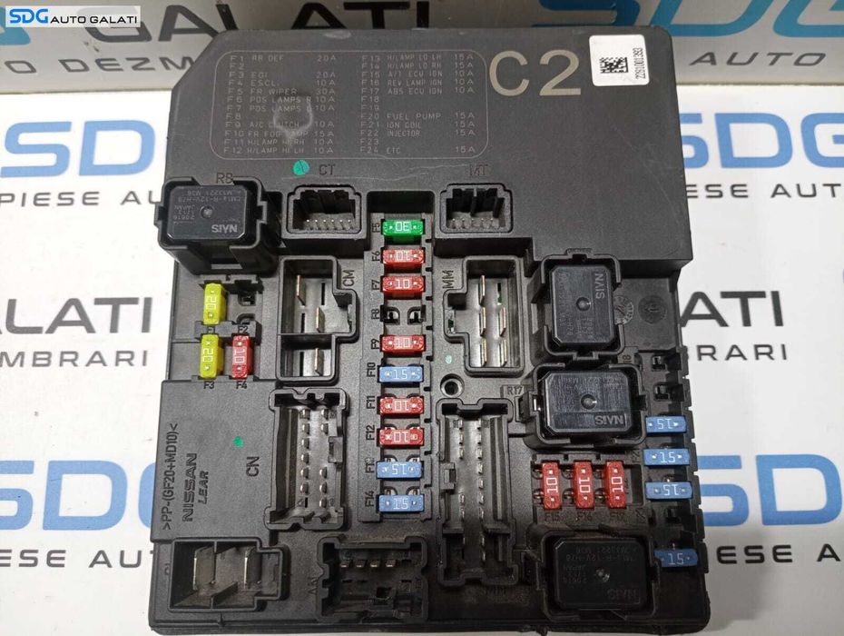 Panou Tablou Panou Relee Sigurante Nissan Juke 1.6 B 2010 - 2014 Cod 284B7-1KA0C 2281001393 [M4299]