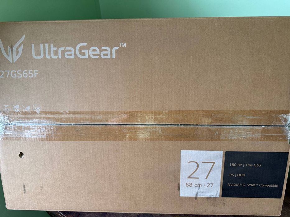 LG UltraGear 27GS65F — 180Hz / 1ms / IPS Gaming Monitor