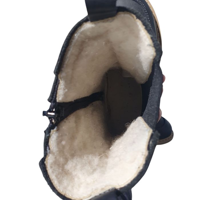 Cizme Wheat 30 Chelsea Sonni Tex, ghete piele căptușite cu lână