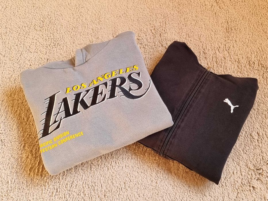 Set 2 rollinguri, bluza cu gluga copii marimea 140, Lakers si Puma