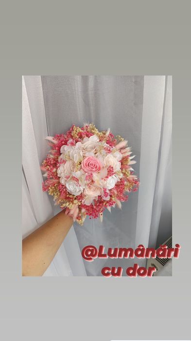 Lumânări de cununie sau botez, buchete și aranjamente