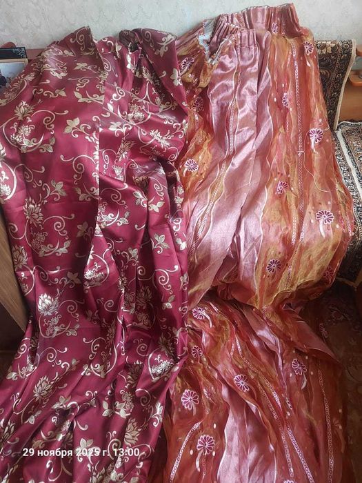 комплект штор с тюлью