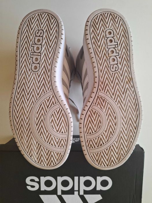 Кецове Adidas Hoops Mid 2k, в сиво и розово