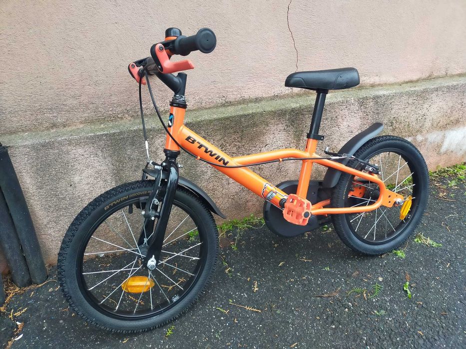 Vand bicicleta copii 16 inch, BTwin robot 500, 105-120 cm