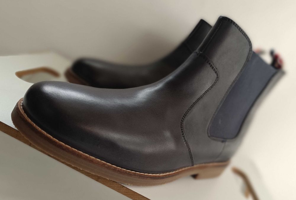 Ghete chelesea 41.5 42 plain toe Paul Vesterbro NOI piele naturala