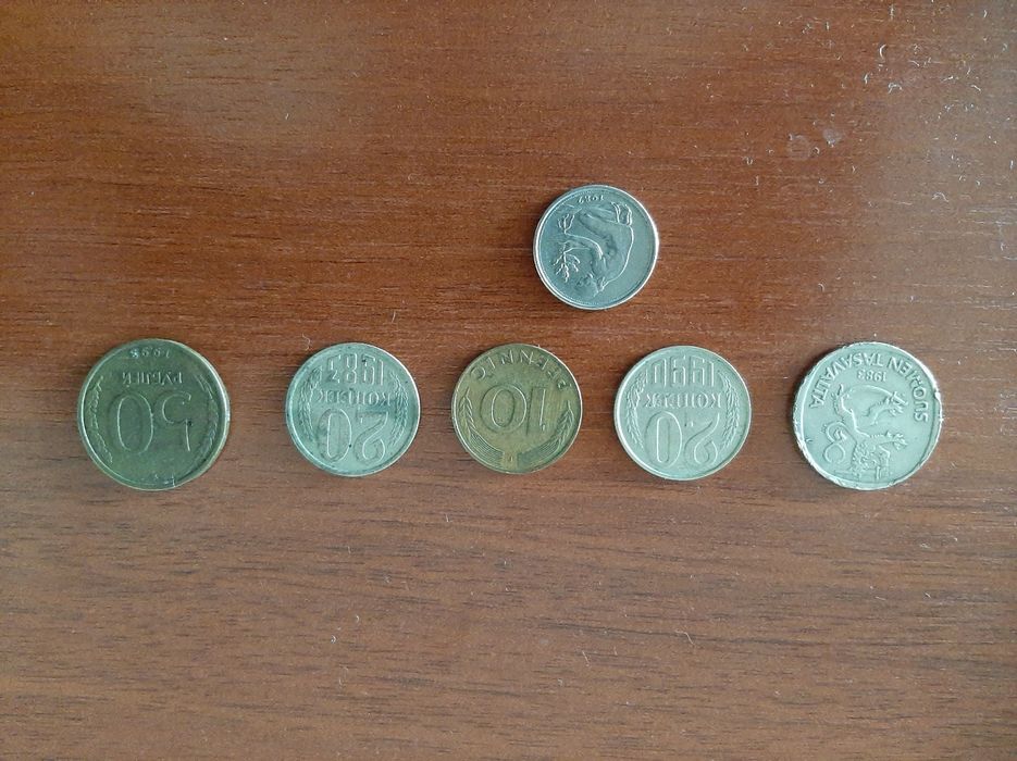 Старые монеты рубли, марка немецкий