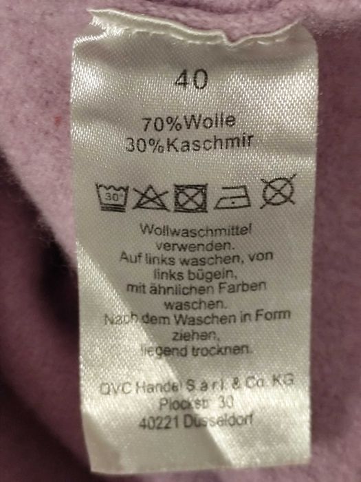 Bluza asimetrica din lina si casmir Strandfein-masura 38- 40 -Rezervat