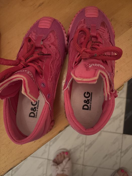 Розови кецове Долче и Габана