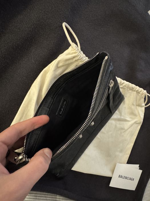 Geanta plic barbateasca balenciaga piele