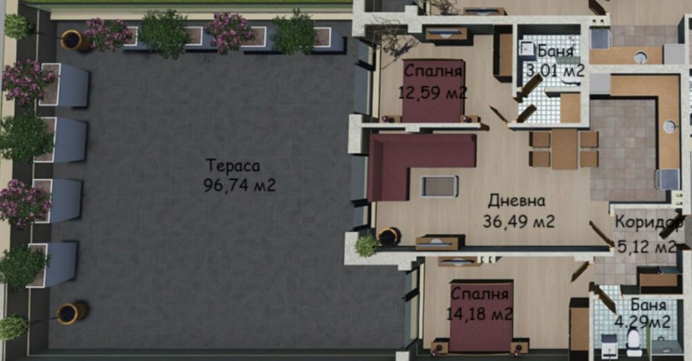 Продава се Тристаен апартамент в София, Център - 227 кв.м за 2297 €/кв.м - Снимка #1