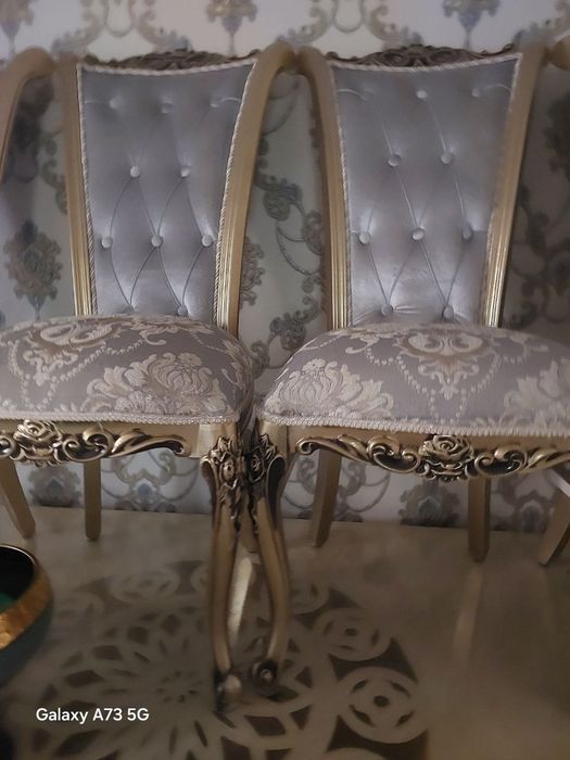 Stol Stul komplekt 8 kishilik. Bagema Idishlariyam sotiladi