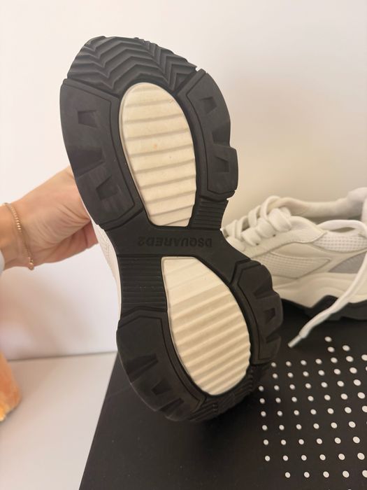 Оригинални кецове Dsquared естествена кожа