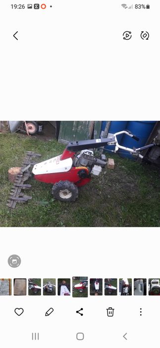 Motocositoare BUCHER Elvetian motor Kawasaki5CP