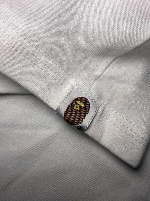 Bape ABC Camo Purple Head Tee White