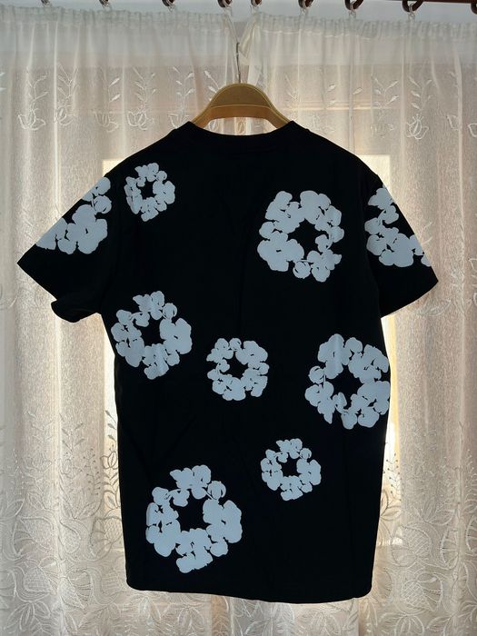Compleu denim tears negru cu alb FULL stoc