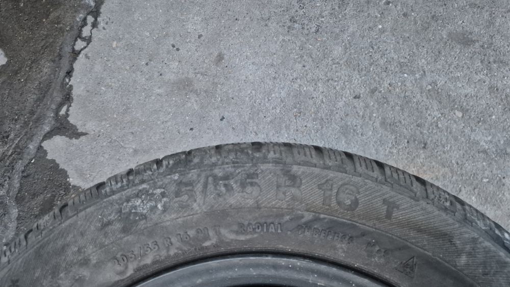 4 броя джанти за БМВ 5/120 с гуми 205/55/16 BMW 5x120