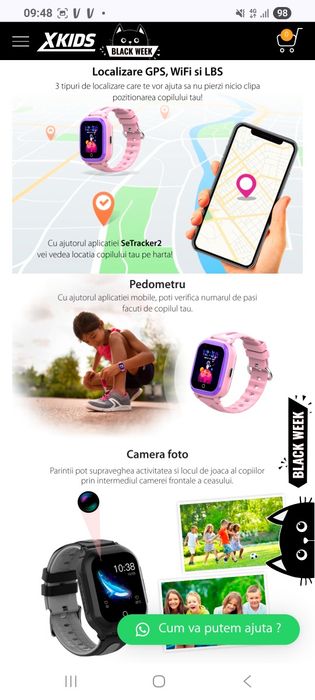 Ceas smartwatch GPS  nou