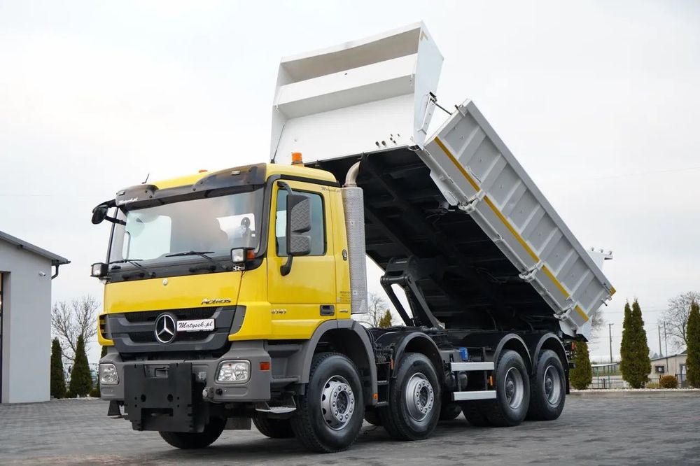 Mercedes-Benz ACTROS 4141 / 8x4 / CAROSERIE INTERSCHIMBABILĂ BDF / BASCULĂ BĂTĂȚI / BANCĂ HIDRODOXICĂ / CLAPETĂ HIDRODOXICĂ / EPS + AMBREIAJ