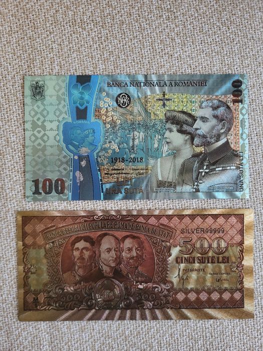 Bancnote vechi si noi UNC