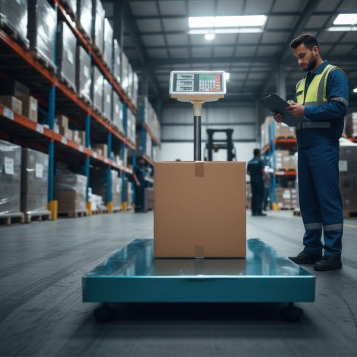 Електронен кантар с платформа до 1000 кг