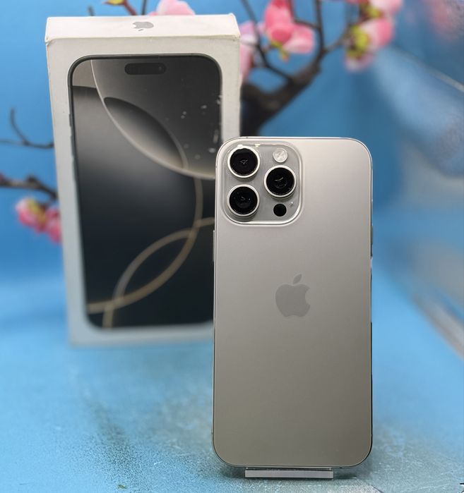 ПЕРФЕКТЕН!!! Apple iPhone 16 Pro Max, 256GB, 5G, Natural Titanium