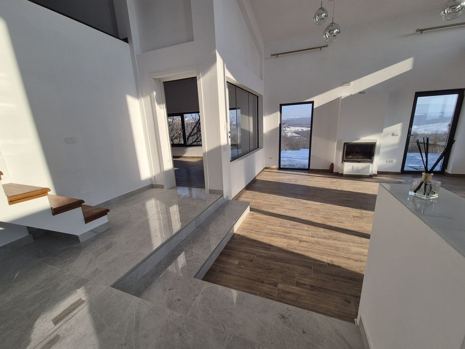 Vila moderna 2025 – 170 mp utili + teren 1500 mp – living dublu inalti
