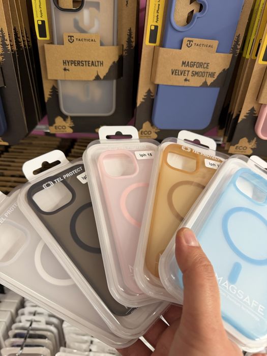 iPhone 13/14,iPhone 15/ 15 Pro,iPhone 14 Pro матиран MAGSAFE кейс