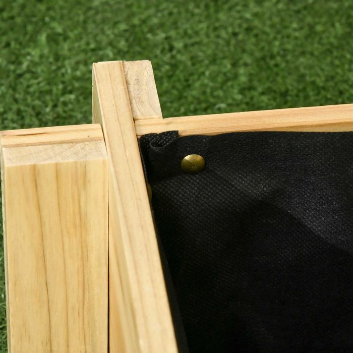 Повдигната леха Outsunny, сандъче за цветя, 3-етажна