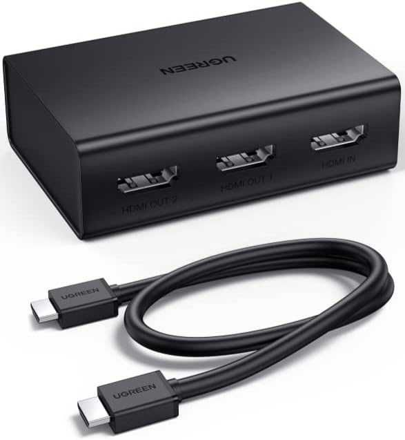 UGREEN HDMI сплитер 1 вход 2 изхода
