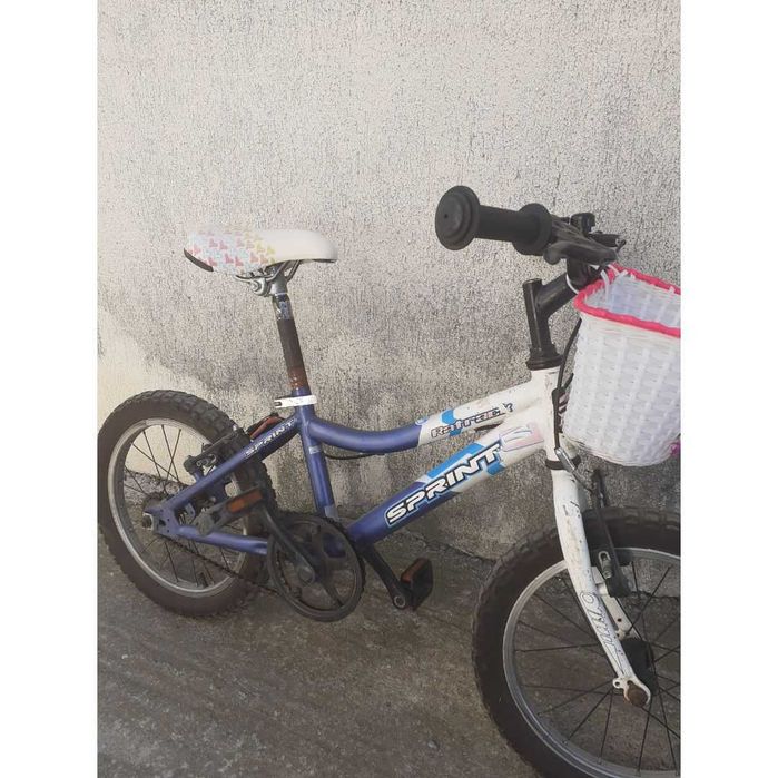 Детско колело Sprint 16 - ка за момиче - 4 до 7 години