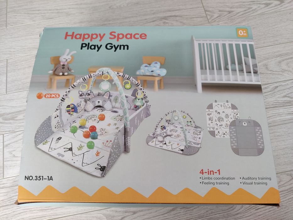 Saltea de Activitati si Spatiu de Joaca 3in1