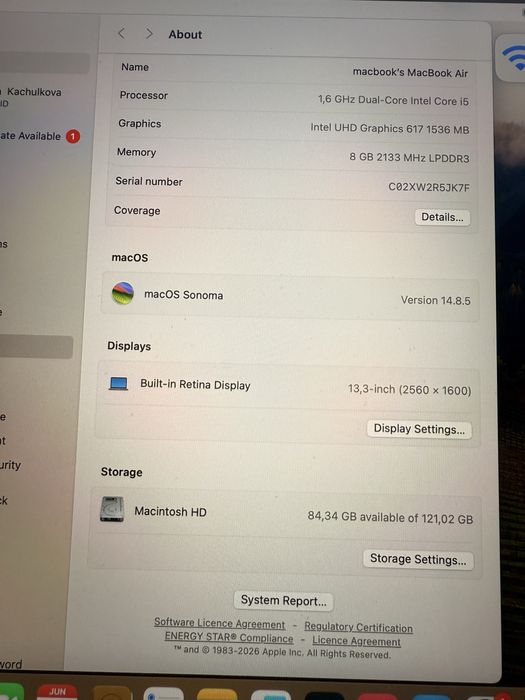 Mac Book Air 2018