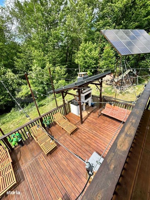 Cabana LUX Geamana/Codlea, casa autonoma energetic