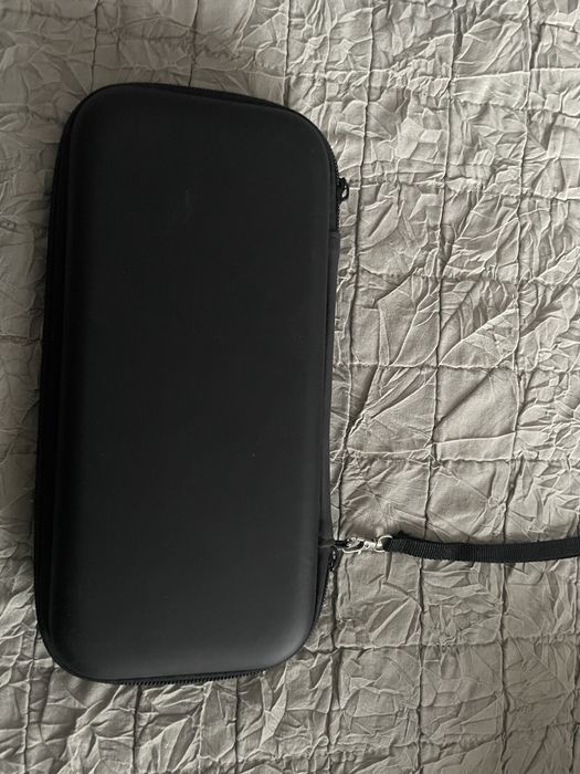 nintendo switch oled stare perfecta folie+husa de tinut si 2 jocuri