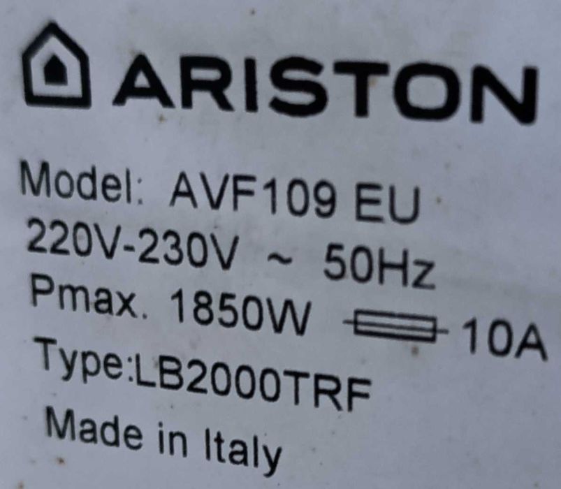 Работещ мотор за пералня Ariston AVF109EU