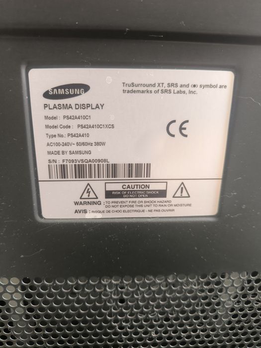 Телевизор плазменный