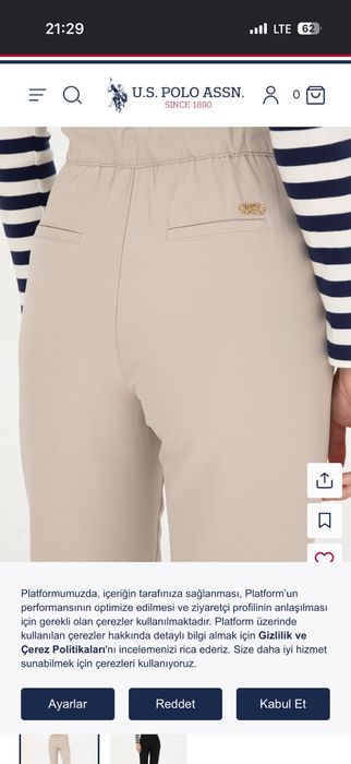 Pantaloni Polo marimea L noi cu eticheta