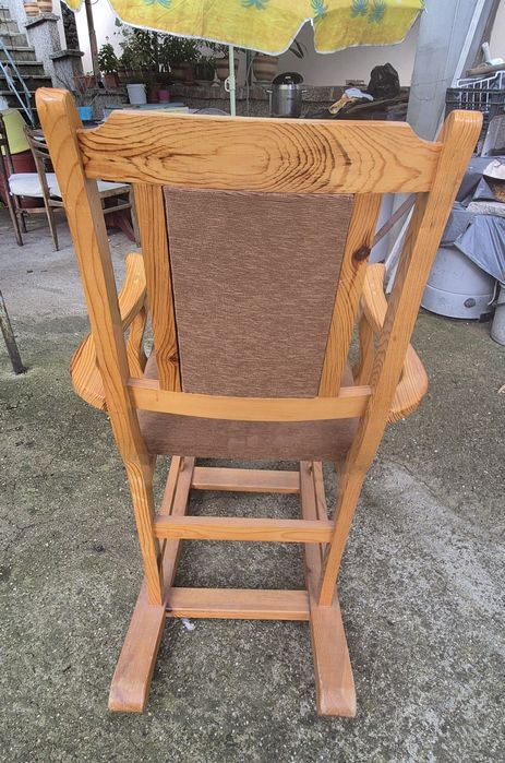 Люлеещ стол/кресло масив